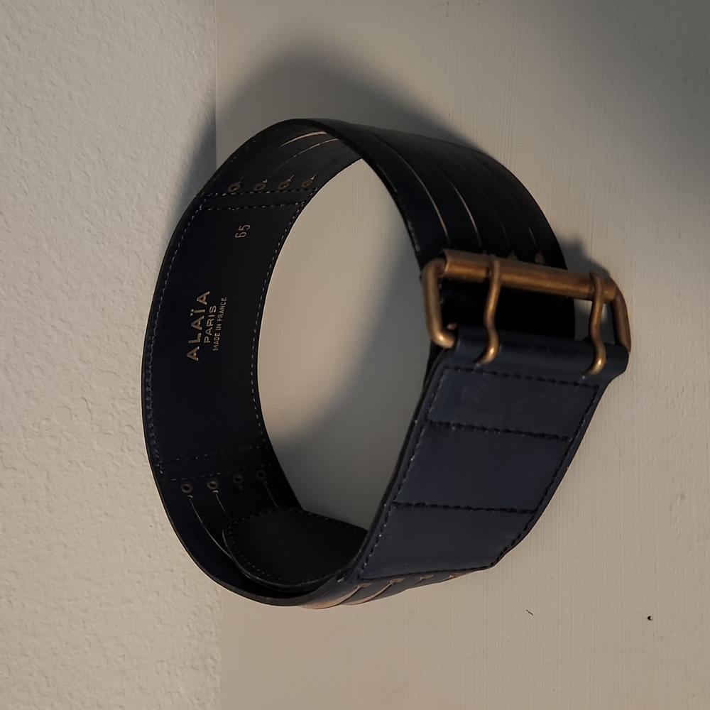 Alaia Belt- Navy
